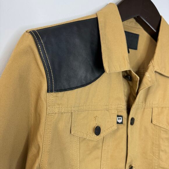 Profound Aesthetic Jacket Mens Tan Cotton Workwear Utility Sz L - Picture 4 of 14